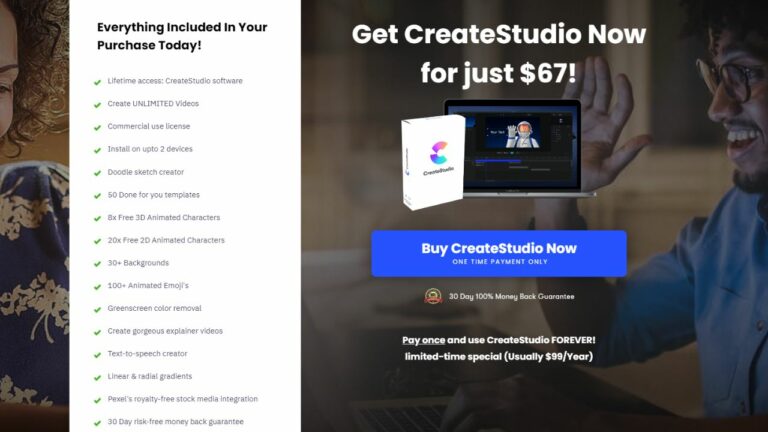 CreateStudio Lifetime Deal